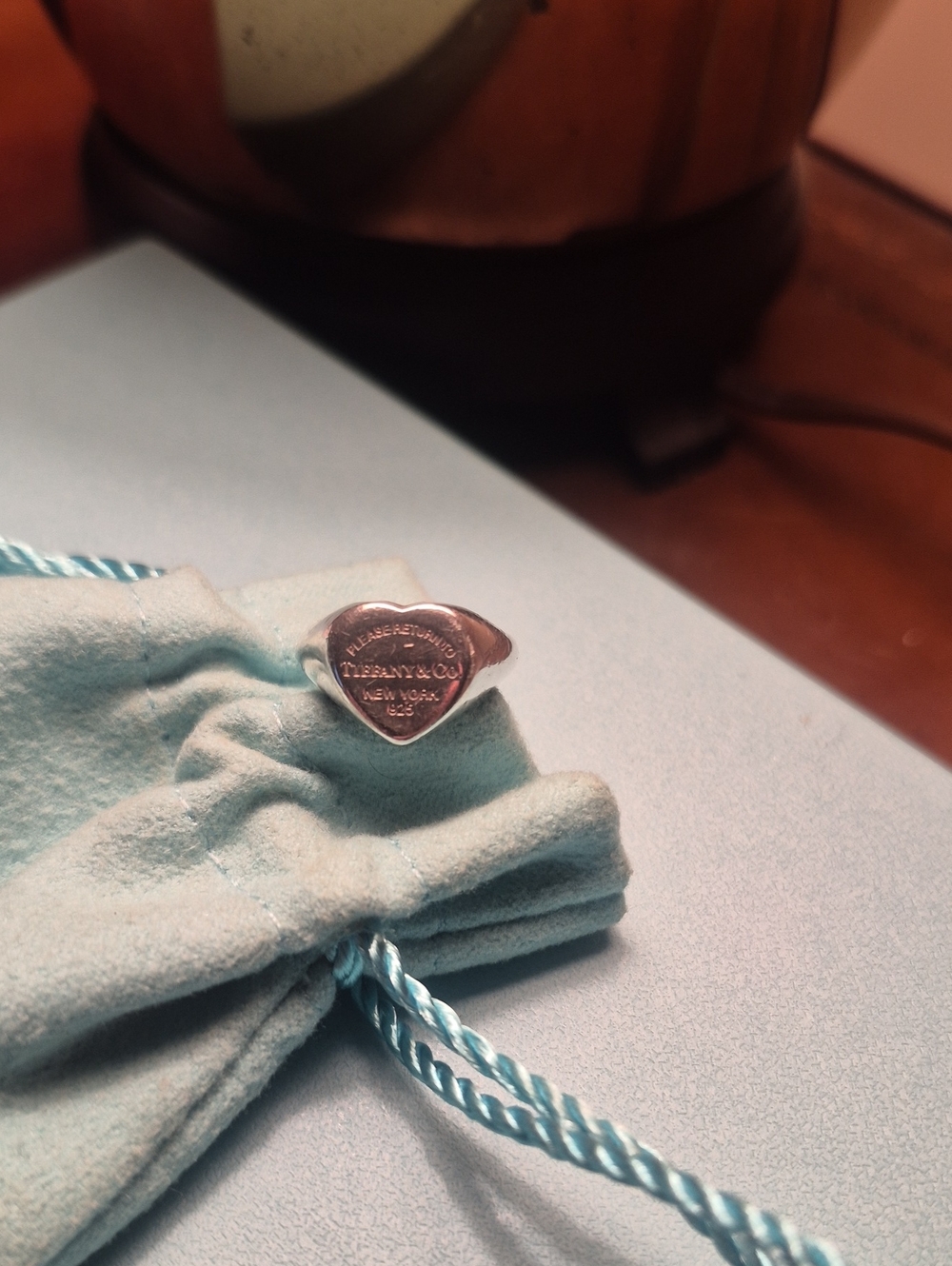 Tiffany & Co. Elsa Peretti Smooth Dome Ring in Polished Silver